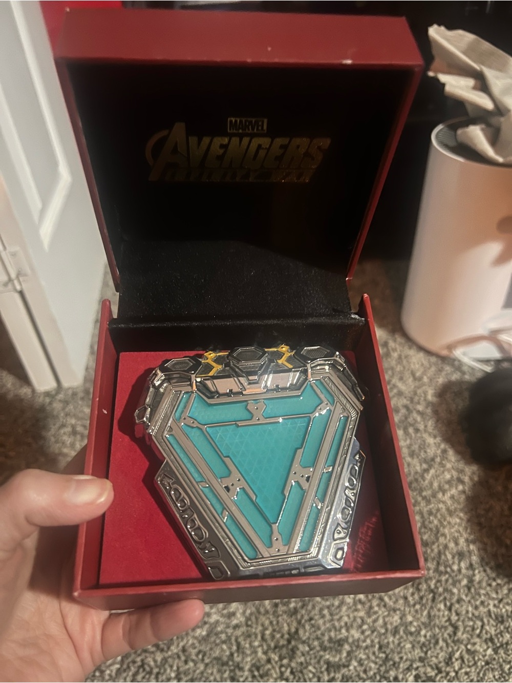 Marvel Arc Reactor Replica — Teal & Silver Finish